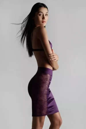 Pencil Skirt Villa Satine Purple